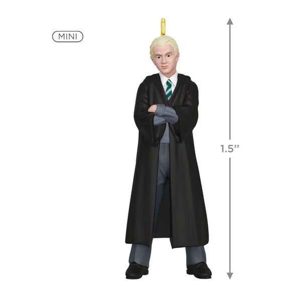 Harry Potter Draco Malfoy Hallmark Keepsake Ornament MINIATURE 2024 Christmas - Picture 3 of 5